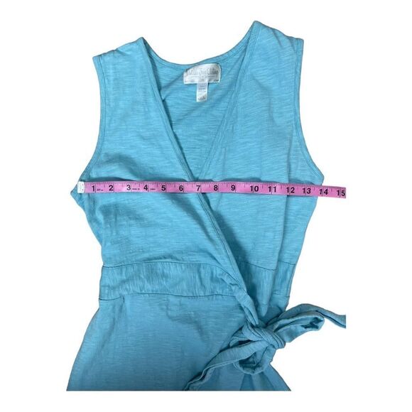 Matilda Jane Women's Size XS Wrap Dress Good Hart Flower Shop Tie Sleeveless - Picture 5 of 7